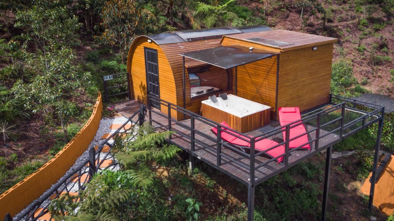 Glamping The Mountain Hotel Guatapé Exterior foto